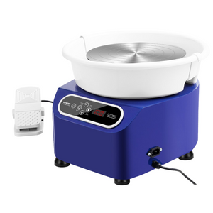 VEVOR - Rueda de cerámica de 11 pulgadas rueda eléctrica para cerámica de 350 W con pedal y pantalla táctil LCD