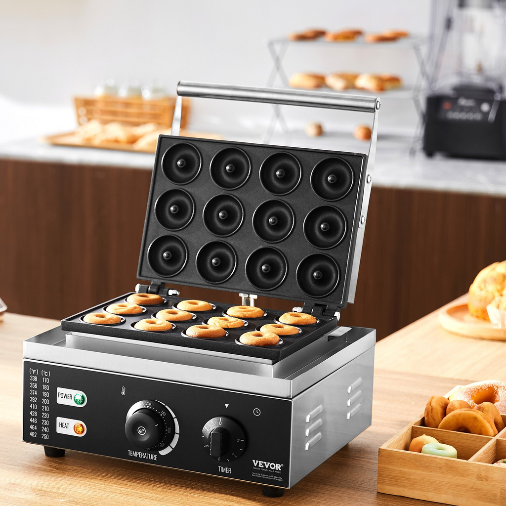 VEVOR Máquina eléctrica para hacer donas 1550 W