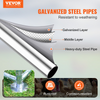 VEVOR Gallinero grande de metal, 9,8 x 12,9 x 6,5 pies