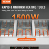 Calentador de alimentos comercial de 3 sartenes de 3 x 20,6 qt de 1500 W con 4 ruedas (2 bloqueables)