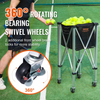 VEVOR - Cesta para pelotas de tenis plegable con capacidad para 150 pelotas de tenis