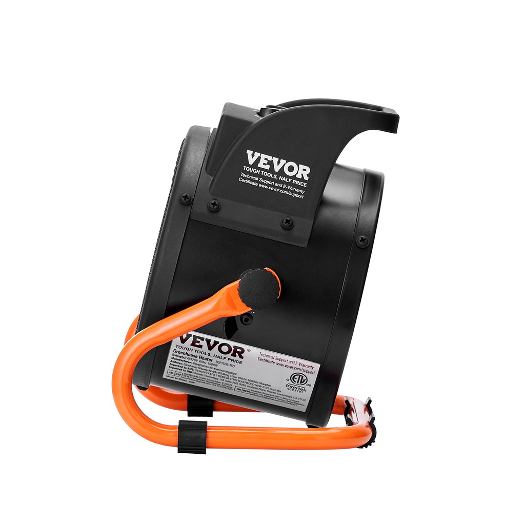 VEVOR Calentador de invernadero 1500 W PTC de calentamiento rápido con protección contra sobrecalentamiento de 3 velocidades