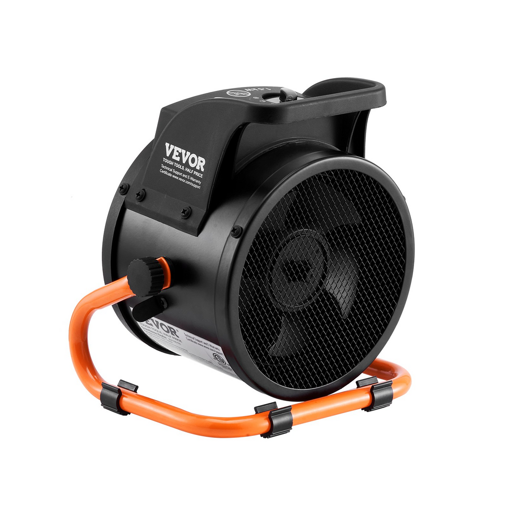 VEVOR Calentador de invernadero 1500 W PTC de calentamiento rápido con protección contra sobrecalentamiento de 3 velocidades