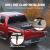 Funda para caja de camioneta plegable en tres partes compatible con Toyota Tacoma 2016-2023 de 5' (60,5")