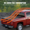 Funda para caja de camioneta plegable en tres partes compatible con Toyota Tacoma 2016-2023 de 5' (60,5")