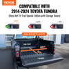 VEVOR - Funda para caja de camioneta plegable en tres partes caja corta de 5,5' (67") capacidad de carga de 400 lb