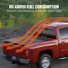 Funda de lona plegable de tres pliegues para caja de camioneta compatible con Chevy Silverado GMC Sierra 1500 2019-2024 (no compatible con Classic 19-24) caja de 5'8"