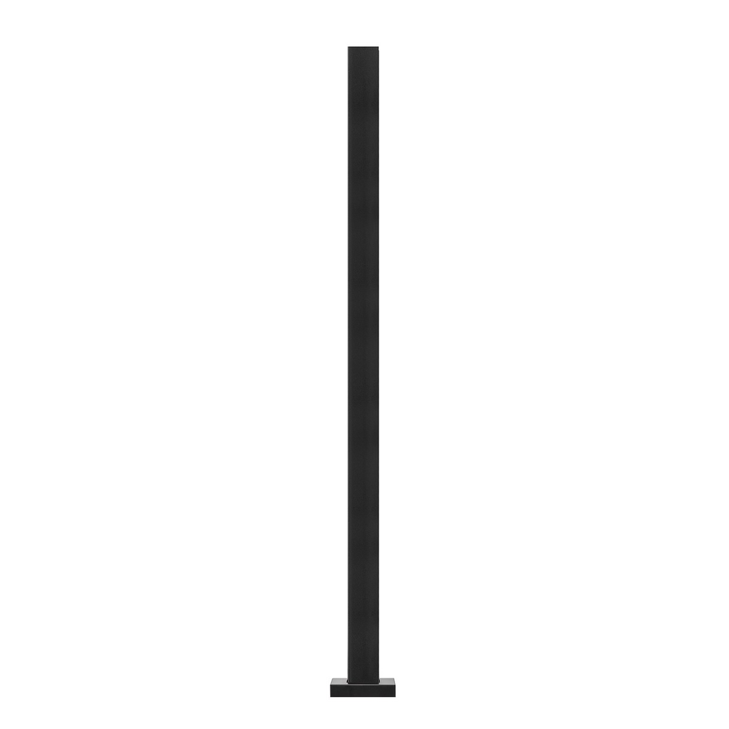 VEVOR Abrazadera de vidrio soporte de barandilla de vidrio de 41,34" de altura para vidrio templado de 0,39" a 0,47" de espesor