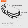 Extensor de caja de camioneta VEVOR