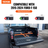 Funda para caja de camioneta plegable en tres partes compatible con Ford F-150 2015-2024 caja de 6,5' (79")