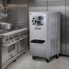 VEVOR Máquina para hacer helados comerciales rendimiento de 20-25 l/h de 2400 W cilindro de acero inoxidable de 8 l