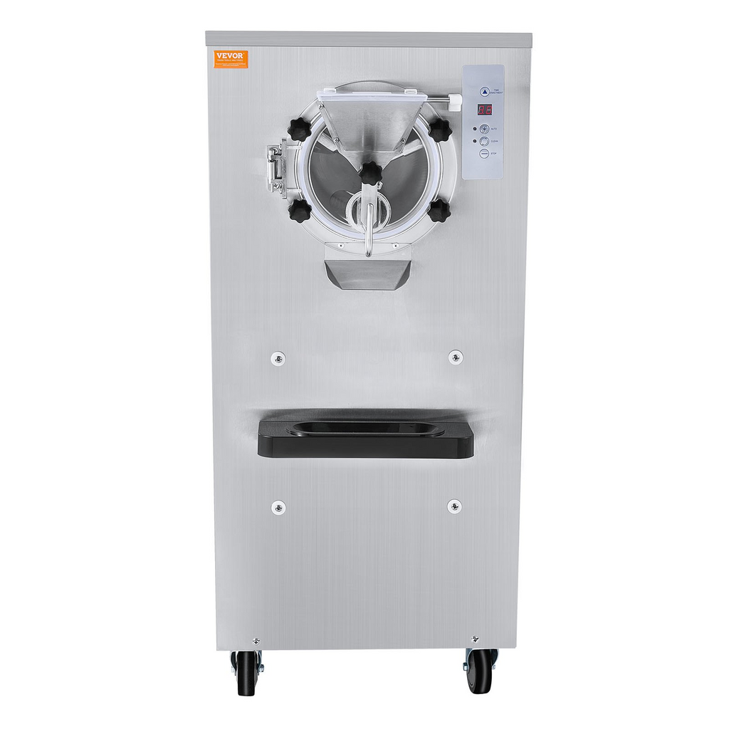 VEVOR Máquina para hacer helados comerciales rendimiento de 20-25 l/h de 2400 W cilindro de acero inoxidable de 8 l