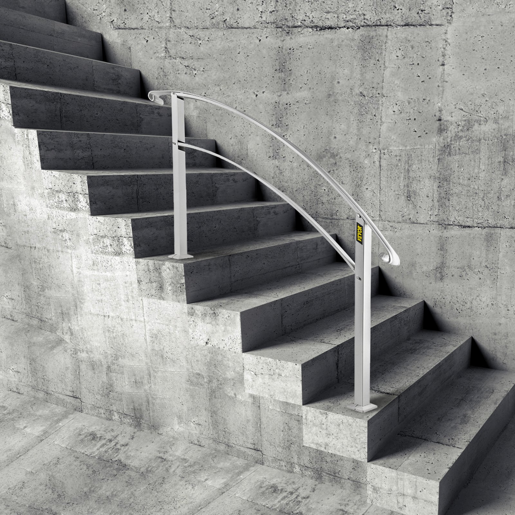 Pasamanos VEVOR para escaleras exteriores aptos para 1 o 4 escalones