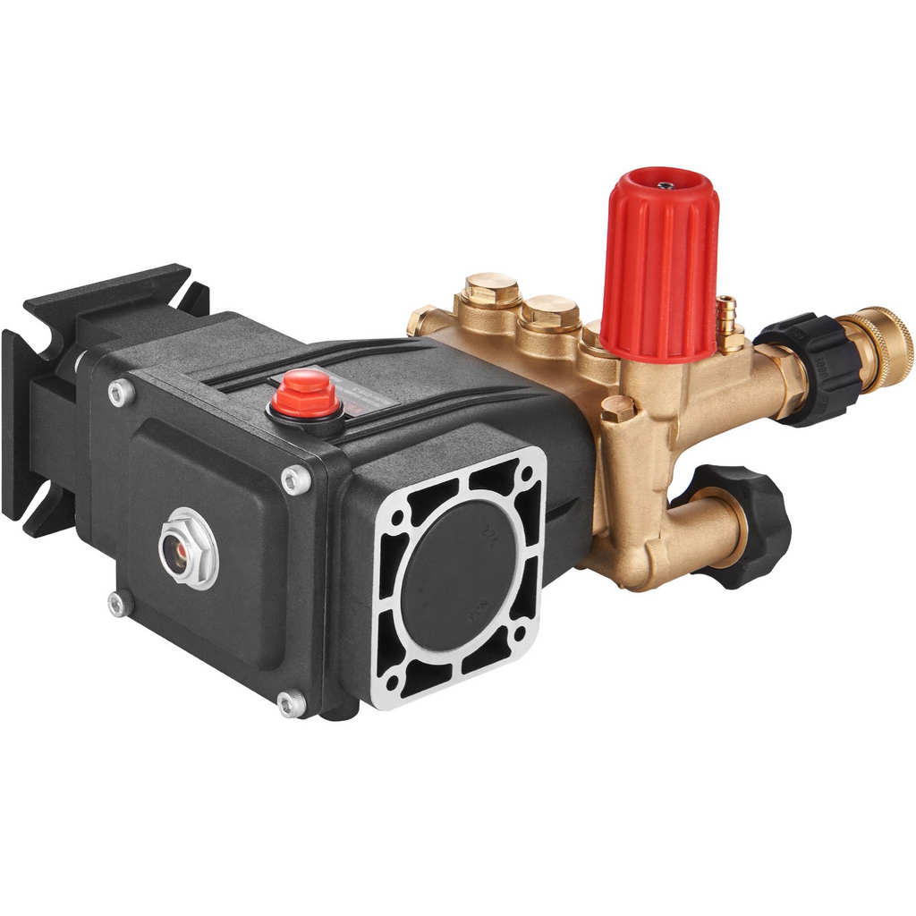 Bomba para hidrolavadora VEVOR émbolo triple horizontal con eje de 3/4" 3700 PSI 2,5 GPM