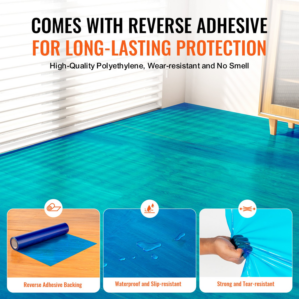Película protectora para alfombras VEVOR 24" x 200'