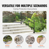 VEVOR Pasamanos de escalera para exteriores aptos para 1-5 escalones ajustable con valla