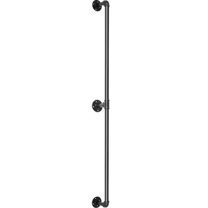 Pasamanos de escalera de tubo VEVOR de 4 pies pasamanos de tubo de acero al carbono con capacidad de carga de 440 libras