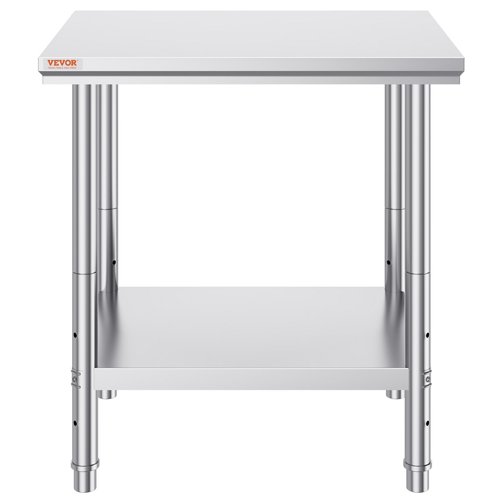 Mesa de trabajo y estación de trabajo comercial VEVOR de 24 x 30 x 32 pulgadas