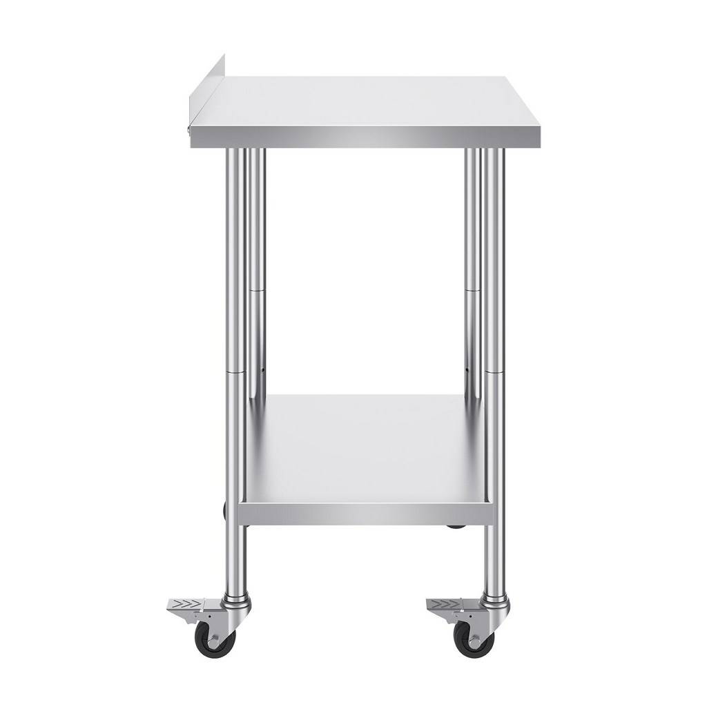 Mesa de trabajo de acero inoxidable VEVOR de 24 x 30 x 40 pulgadas