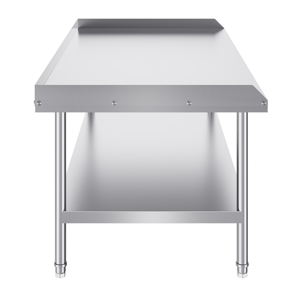 Mesa de trabajo de acero inoxidable VEVOR de 30 x 60 x 26 pulgadas