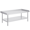 Mesa de trabajo de acero inoxidable VEVOR de 30 x 60 x 26 pulgadas