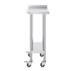 Mesa de trabajo de acero inoxidable VEVOR de 24 x 15 x 40 pulgadas