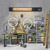 VEVOR Calentador infrarrojo 1500 W infrarrojo eléctrico de control remoto