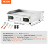 VEVOR - Plancha eléctrica comercial 2800 W 25,98 x 15,75 x 0,39 pulgadas