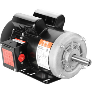 Motor eléctrico VEVOR de 2 HP 1725 rpm CA 115 V/230 V bastidor 143/5 T monofásico eje de 7/8