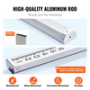 VEVOR - Varilla de medición de aluminio de 9 pies/8 3 secciones varilla de nivelación de 1/8 pulgadas