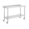 Mesa de trabajo de acero inoxidable VEVOR de 24 x 60 x 40 pulgadas