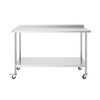 Mesa de trabajo de acero inoxidable VEVOR de 24 x 60 x 40 pulgadas
