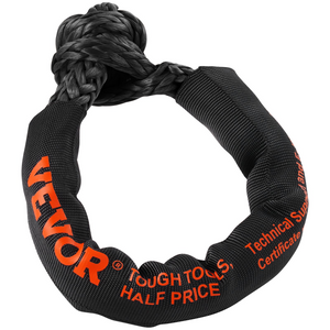 Cuerda de recuperación sintética con grillete suave VEVOR 2 piezas 1/2