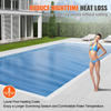 VEVOR - Cubierta solar para piscina rectangular de 8,5 x 4,3 m