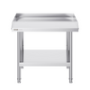 Mesa de trabajo de acero inoxidable VEVOR de 24 x 28 x 26 pulgadas