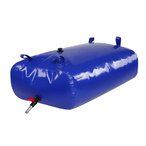 VEVOR - Tanque de agua para RV de 330 l/87 galones contenedor de agua plegable de PVC azul 1000 D
