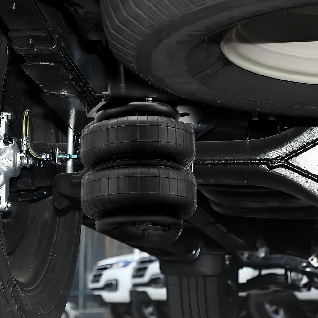 Kit de suspensión de aire VEVOR compatible con Dodge Ram 2500 4WD 2003-2013 y 3500 4WD 2003-2018 carga 5000 lb 5-100 PSI