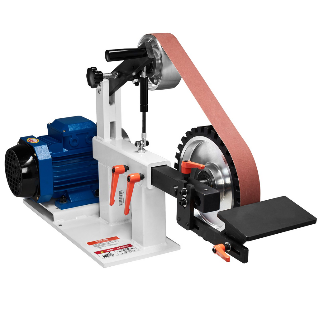 Lijadora de banda VEVOR 72 x 2 pulgadas con VFD 1500 W y 2 HP