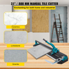 Cortadora de azulejos VEVOR de 31 pulgadas manual de un solo riel con posicionamiento láser preciso