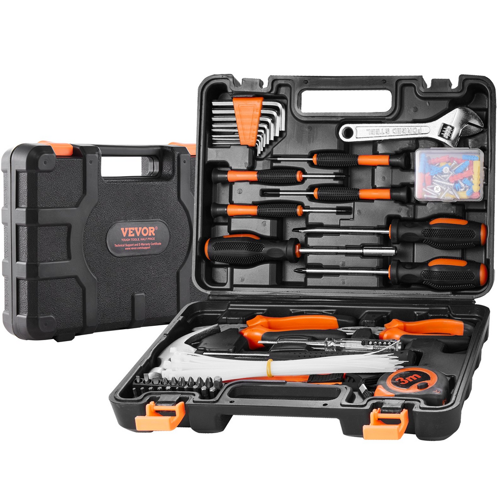 VEVOR Kit de herramientas de 132 piezas con estuche de almacenamiento