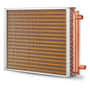 Intercambiador de calor VEVOR de agua a aire 18" x 20" con 3 filas de puertos de cobre de 3/8"