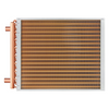 Intercambiador de calor VEVOR de agua a aire 18" x 20" con 3 filas de puertos de cobre de 3/8"