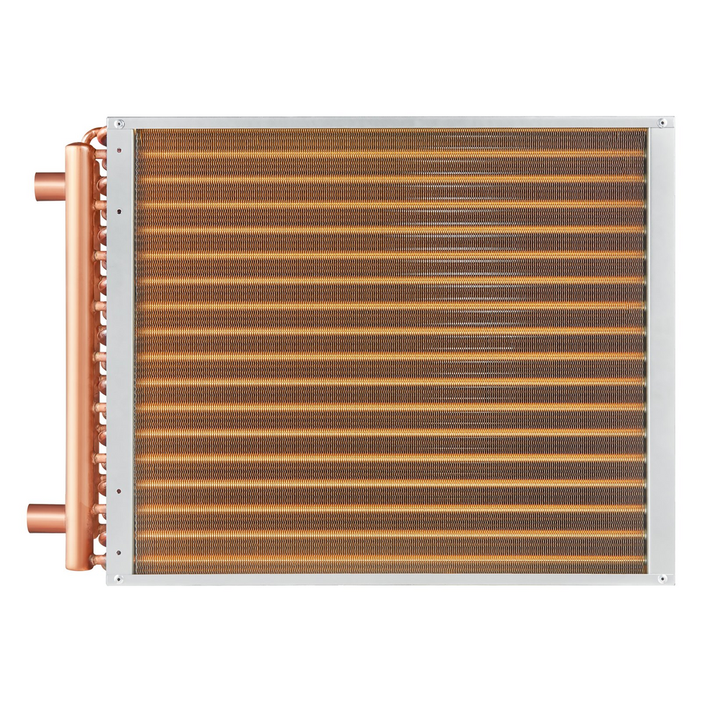 Intercambiador de calor VEVOR de agua a aire 18" x 20" con 3 filas de puertos de cobre de 3/8"