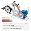 Lijadora de banda VEVOR 72 x 2 pulgadas con VFD 1500 W y 2 HP
