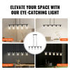 Lámpara colgante de 5 luces para cocina VEVOR 60 W ajustable para comedor E26