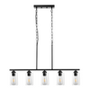 Lámpara colgante de 5 luces para cocina VEVOR 60 W ajustable para comedor E26