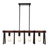 Lámpara colgante de 4 luces para cocina VEVOR 60 W ajustable E26