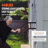 Pasamanos VEVOR para escaleras exteriores de seguridad de 32" para montaje en pared para 1-3 escalones
