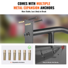 Pasamanos VEVOR para escaleras exteriores de seguridad de 32" para montaje en pared para 1-3 escalones