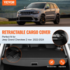 Cubierta de carga retráctil VEVOR para Jeep Grand Cherokee de 2 filas 2022-2024